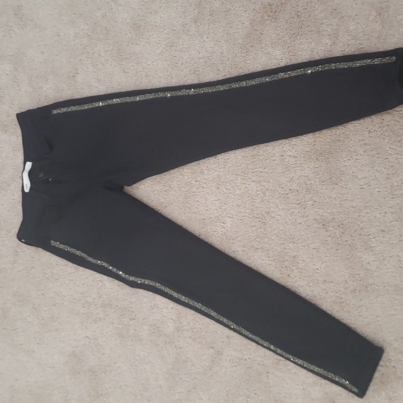 HP โกZara 2 subtle sparkly stripes on black denim - Picture 7 of 10